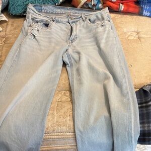 American Eagle Outfitters Light Blue wide leg